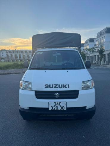 BÁN XE SUZUKI NHẬP KHẨU -THÙNG MUI BẠT - MÀU TRẮNG – NĂM 2015