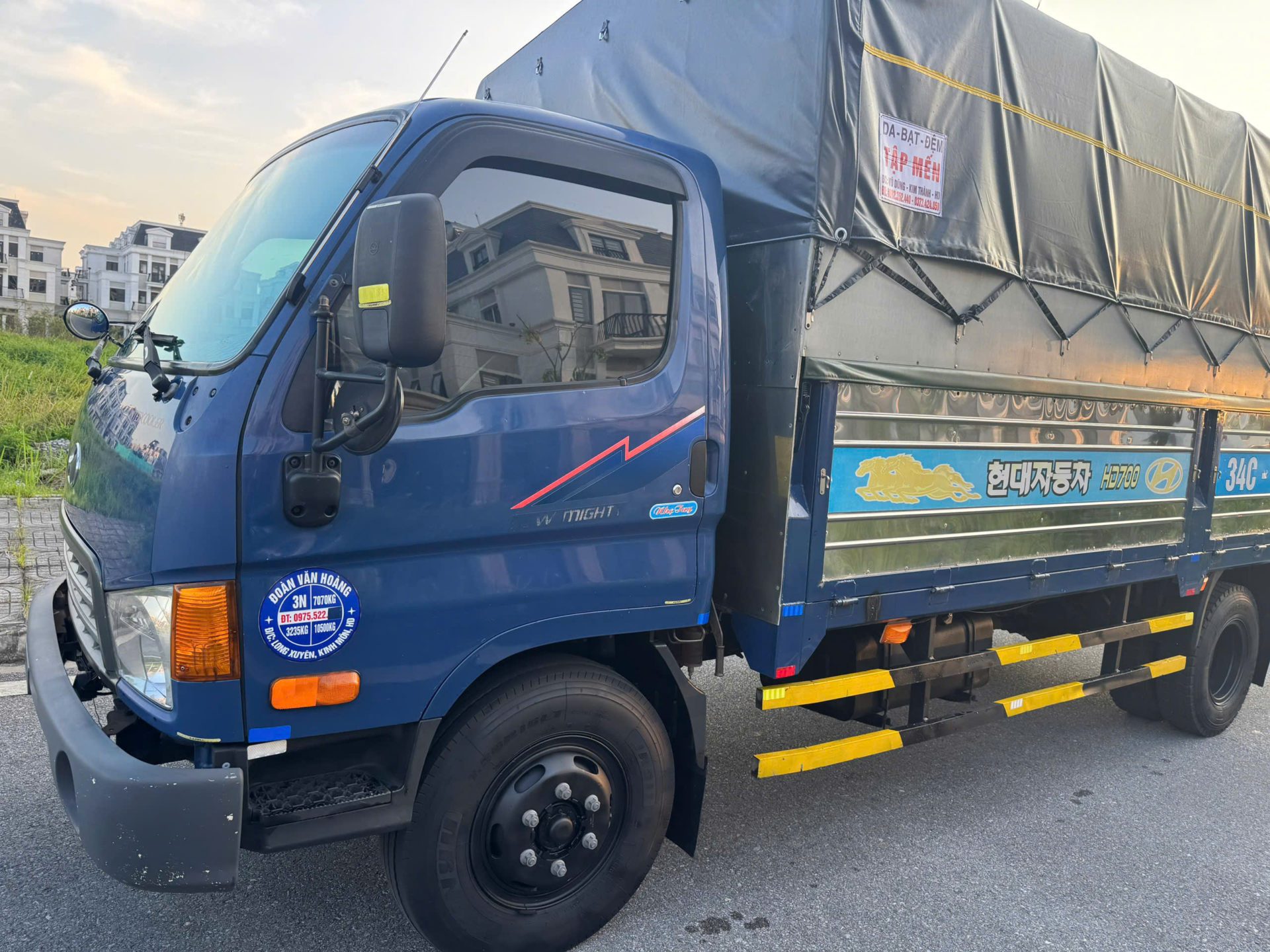 BÁN XE NEW MIGHTY -THÙNG MUI BẠT - MÀU XANH – NĂM 2016 - Ảnh 9
